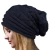 DHL Novos chapéus de inverno com furo gorros de malha quente para as mulheres meninas rabo de cavalo chapéus de lã