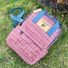 Outdoor Travel Bag Ramię Torba Kobiet Torba Przypadkowa Moda Nowa Plaid Wodoodporna Plecak Computer Custom Factory