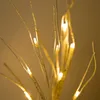Luzes de árvore de galho de bétula de alta LED prateadas Luzes brancas quentes Ramos brancos para festa de Natal em casa Casamento KTC 661252w