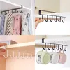 6 ganci supporto di tazza Hang Kitchen Cabinet Sotto ripiano Rack Organizer pronto a nave