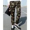 Nowe Joggers Mężczyźni Casual Camouflage Spodnie Mężczyźni Jakość 100% Elastyczna Elastyczna Cufit Wygodne spodnie Plus Rozmiar M-3XL