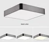 Modern Square Pendant Light Office Suspension Lampa Aluminium Inomhusbelysning Fixture Luster Armatur AC85-265V UL DLC-certifiering