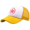 Mode Luxury Designer Kanada Flag Maple Leaf Summer Casual Baseball Ball Kepsar för Kvinnor Män Resor Sun Mössor 15 Modeller