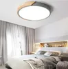 Multicolour Modern LED Takljus supertunna 5 cm massiva trä taklampor för vardagsrum sovrum kök belysning enhet5609626