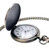 Vintage Eye of Providence Theme Bronze Quarz Pocket Watches All-Seeing Eye Masonic Necklace Chain Quartz Watch for Men Women280r