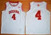 Indiana Hoosiers 2019 Romeo Langford Isiah 0 Thomas Victor 11 Oladipo 4 College Koszykówka Jersey Home Red Vintage Szyte Koszula