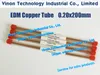 0.2x200mm koper tube single kanaal (100 stks / partij) koperen edm tubing elektrode tube single gat dia = 0.2mm l = 200mm voor kleine gat EDM boren