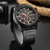 Curren Watch Men Водонепроницаемые хронограф спортивные военные мужские часы Top Top Brand Luxury Maning Man.