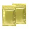 10x15cm 100 pcs lustroso folha metálica reclosable pacote ziplock sacos de fechamento de fechamento de fecho de correr de vedação de calor w / rasgo entalhe