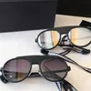 Hommes Femmes Luxury Designer Sunglasses Round Vintage Sun Verres Zonnebril Men Femmes Mirror Lenses Fashion Chain Brand Man Sungasse2750756