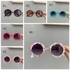 Sunglasses Kids Retro Round Goggle Round Girls Eyeglasses Children Beach Sun Glasses Summer Kids Accessories Leopard Flower 6 Colors DHW3432