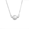 Perle Anhänger Choker Halsketten Gold Silber Farbe Schlüsselbein Kette Für Mode Frauen Mädchen Süße Schmuck Geschenke
