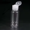 50ml Plastic Cosmetic Cream Jar Bottle Container PP Transparent Face Pot Foundation Essence Lotion Jars Travel Storage Bottles LX1894