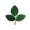 Rose en soie verte laisse des feuilles de fleurs artificielles pour la décoration de la maison de mariage Rose Leaf