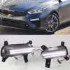 2 stks voor Kia K3 Cerato 2018 2019 2020 LED DAGTIJD LAND LICHT STROUWENDE TURNE Signaal Relay 12V CAR DRL FOG LAMP