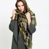 Luxe-geruite sjaals fashional raster kwastje wrap oversized check sjaal tartan kasjmier sjaal winter warme halsdoek rooster dekens