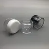 30g 30ml / 1 oz ricaricabile di plastica Vite Coperchio con Clear Base Svuotare vaso cosmetico per la bottiglia di Nail Powder Eye Shadow Container