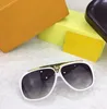 Evidence Luxus-Millionär-Sonnenbrille, Retro-Vintage-Herren-Designer-Sonnenbrille, glänzendes Gold, Sommer-Stil, Laser-Logo, vergoldet, Z0350W