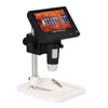 Freeshipping Ingrandimento 500X Microscopio portatile con display a LED da 4,3 pollici Lente d'ingrandimento digitale a LED 1080P con supporto per la riparazione del circuito