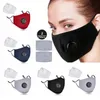 Herbruikbare gezichtsmaskers anti-stof en rook verstelbare herbruikbare stof katoen mond maskerbescherming met 2 filters voor vrouwen man PM2.5