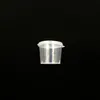 25 мл утечка пластикового контейнера для суфле с контейнером с чашкой для век для образцов соусов