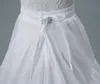 Новые юбки с поездом Хорошее белое свадебное платье Кринолин Формальное платье Подключение 3-слои Свадебные аксессуары