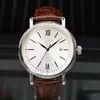Luxury High Quality Mens Watch IW356501 Avancerad automatisk rörelse 41mm Dial 316 Rostfritt Stålväska Läder Watchband Gentleman Watch