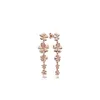 Wholesale- 18K Rose Gold Tassel EARRING with Original Box Set for 925 Sterling Silver flowers Pendant Gift Long Earrings7463127