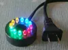 12 LEDs wasserdicht 0,6 Zoll Durchmesser Innenloch Farbwechsel Tauchbrunnen Ring Wasserpumpe Brunnenbeleuchtung Aquarium