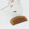 Natural Wide Tooth Peach Wood No-static Massage Hair Mahogany Wooden Comb wood Hair massage Can engrave logo