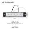 Wskaźnik LED Light Truck Side Marker 12 V 24 V 6 SMD Auto Samochód Turn Signal Lights Lights Lorry Przyczepa Ogon Lampa hamowania