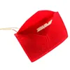 Natal Papai Noel Carta Envelope Vermelho Postais Cartões de Natal Saco de Doces Xmas Tree Ornament Decoração Suprimentos 10 pçs / lote