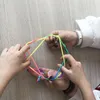 Colorful Strings Rainbow Rope Finger Game Tool Nostalgic Toys Novelty Intelligence Development Fancy Toys Gifts For Children