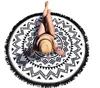 Turno Hippie Tapestry Beach Tiro Roundie Mandala asciugamani Yoga Mat Bohemian Black Beach rotonda Asciugamano modello