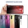 Coque de téléphone en verre trempé dégradé, étui pour Samsung Galaxy Note 10 Note 10 Plus S10 Plus S10E S20 A70 A60 A50 A40 A30 A20 S9