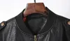 Mens PU Leather Jacket Casual Motorcycle Baseball Jacket Bomber Pilot coats Spring and Autumn Overcoat Windbreaker Hip Hop Outerwear Street