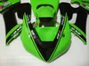 Motocycle fairings set for Kawasaki Ninja ZX6R 636 05 06 ZX-6R 2005 ZX 6R 2006 green black road racing fairing bodywork