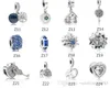 S925 Sterling Silver Bead Fits Pandora Pulsera para la joyería Hacer cristal Cuelga Amor Beads Charms para la cadena de serpiente europea Moda 2019