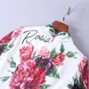 Fashion-Mifairy Runway Robes 2018 Automne Fleurs Imprimer Bowknot Manches Longues Robe De Haute Qualité Pour Femmes Vestidos De Festa DH082104