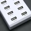 Adaptateur multiprise USB rapide à 10 ports, chargeur de bureau de voyage mural, prise US/EU pour téléphones portables, appareils USB