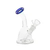 Mini conduite d'eau en verre en gros: narguilé Dab Rig de 5 pouces avec bol en entonnoir pour plates-formes Dab et petits bangs