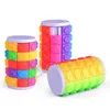 3D Puzzle Cube Puzzle Tower Magic Cylinder Cubes Rotate Sliding Puzzles Brain Teaser Games Educational Adult Creative Toys For Kids