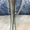 Retro European Zink Alloy Pitcher Vaas Small Elegant Pewter Plated Metal Flower Jardiniere Home Restaurant Tabeltop middelpunt