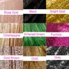 Rose Pink Sequins Mermaid Prom Klänningar 2020 V Neck Fiesta Evening Dresses Plus Size Party Gowns