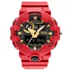 Des hommes regardent le style rouge New Sport Watch Brand Quartz 50Meters Imageproof Men Gift Corloge 4560075
