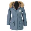 Automne Parkas Veste D'hiver Femmes Manteaux Femme Survêtement Casual Long Bas Coton Ouaté Lady Femme Mode Chaud