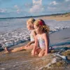 Çocuklar Bebek Mayo Bikini Kızlar Mermaid Bikini Mayo Balık Ölçeği Yüzme Kostüm Mayo