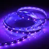 Waterproof 5M 60 LED/M 3528 SMD UV Led Strip Light Lamp Ultraviolet Purple Light DC 12V Flexiable tape lamp