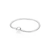 Mooie vrouwen 18k rose goud 3mm slang ketting armband fit pan zilveren bedels Europese kralen armband DIY sieraden maken W231