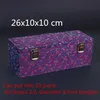10スロットの贅沢な手作り中国の木製の箱のための木製の箱のための箱の絹の生地の装飾的な宝石包装箱26x10x10cm